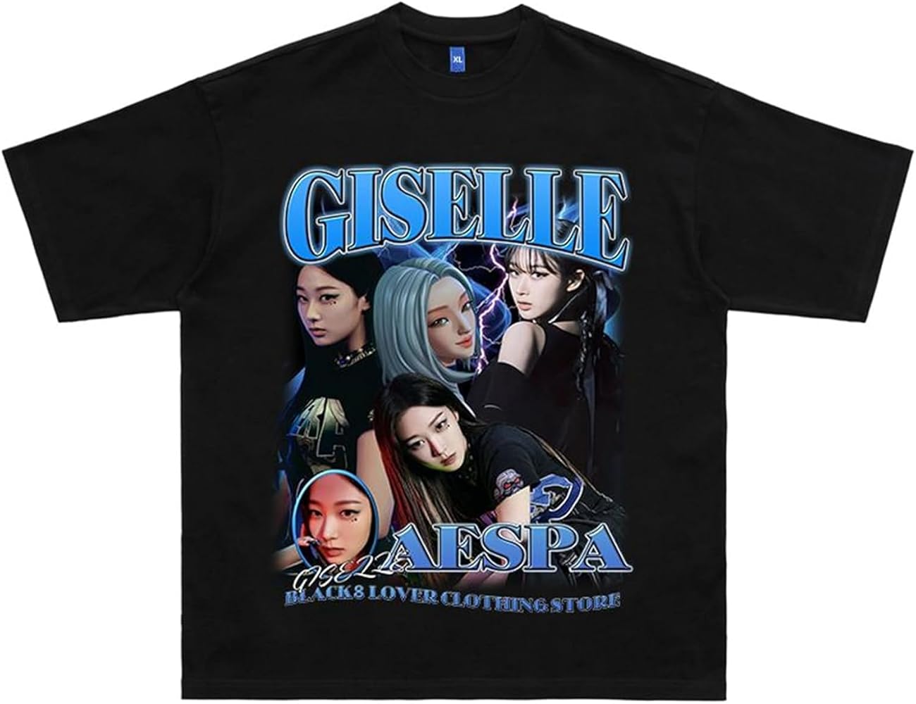aespa グッズ　Giselle Amazon.co.jp: [JINZE] AESPA GISELLE ジセル Tシャツ 内永枝利